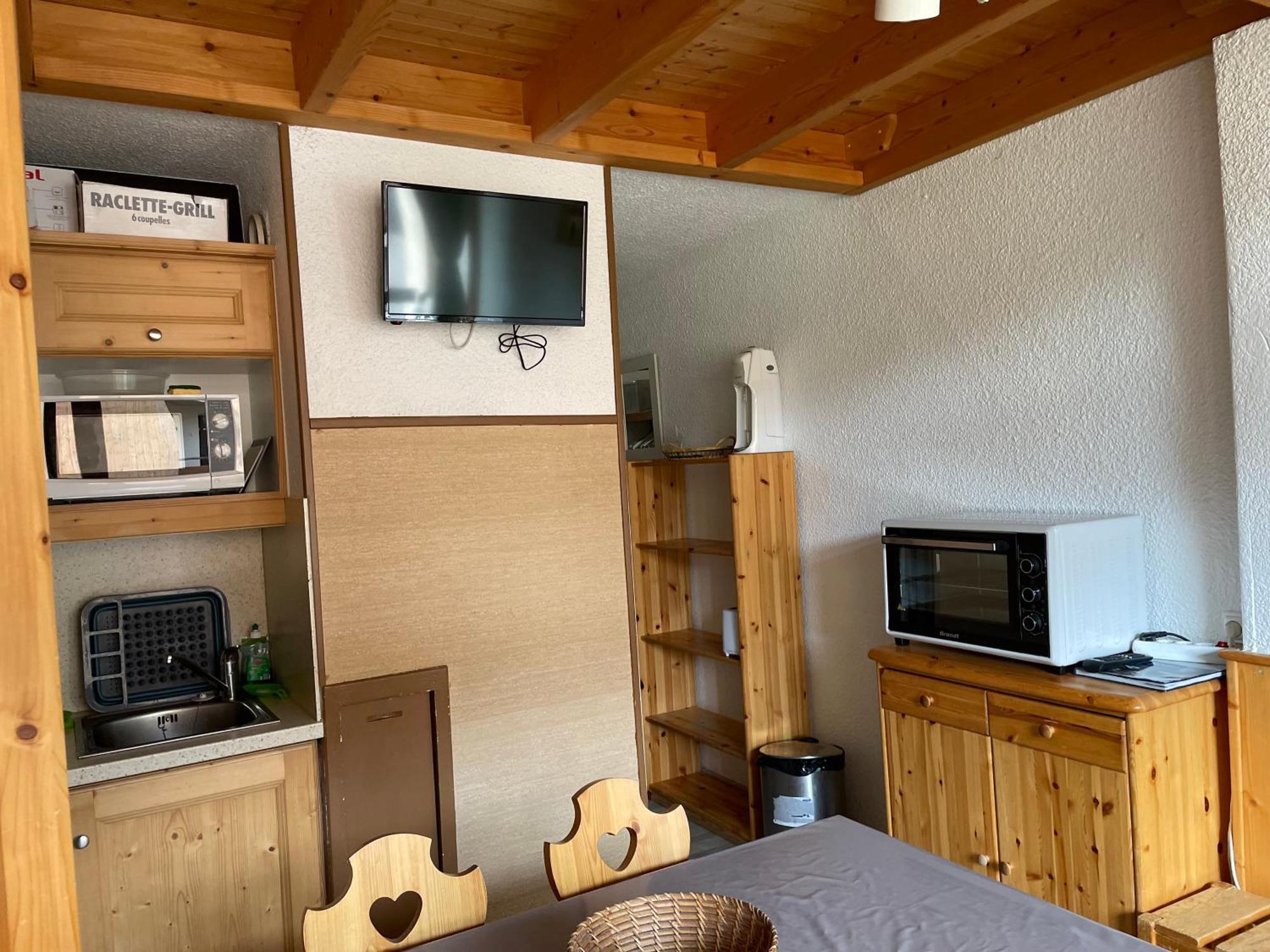 Appartement Pour 6 Personnes Au Pied Des Pistes Au Calme Aux Menuires Les Asters Saint-Martin-de-Belleville Exterior foto